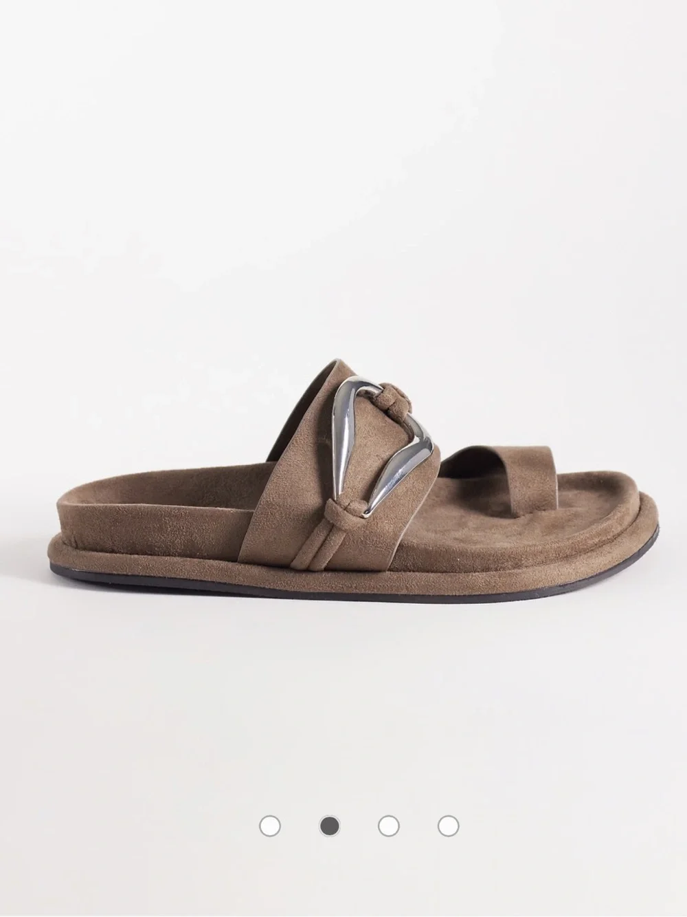 ASOS vegan suede slides